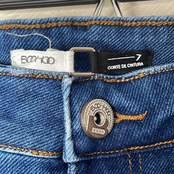 💙 BOOHOO Denim Pants Size 7 - Picture 4 of 5